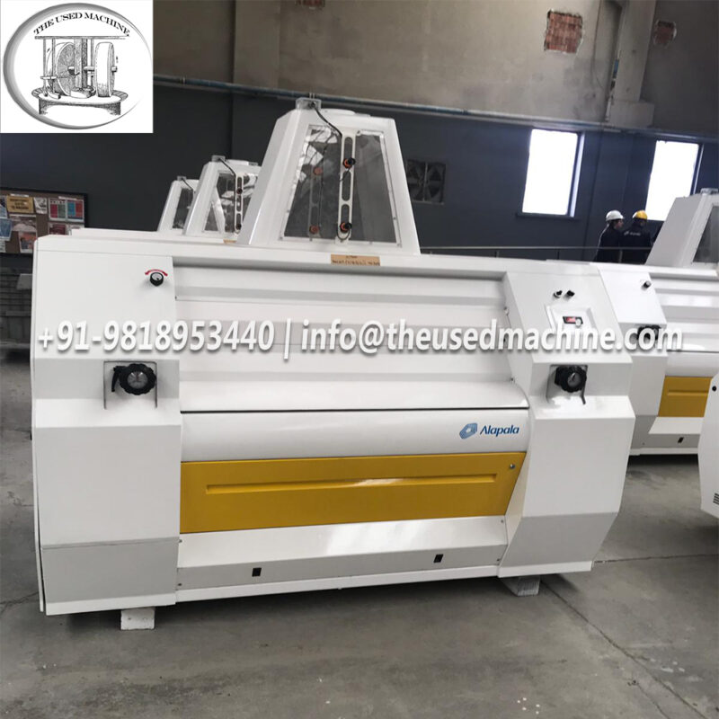 Alapala Brand 2 Pcs Yellow Color Roller Mills With Belt System